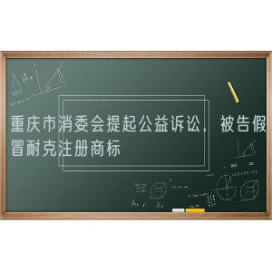 重庆市消委会提起公益诉讼，被告假冒耐克注册商标